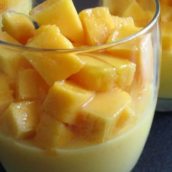 Gluten-Free Nut-Free Mango Jelly Dessert — American recipe
