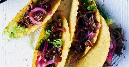 Gluten-Free Dairy-Free Pulled pork tacos — Mexican recipe