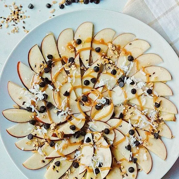 Vegetarian Gluten-Free The Best Apple Nachos — Mexican recipe