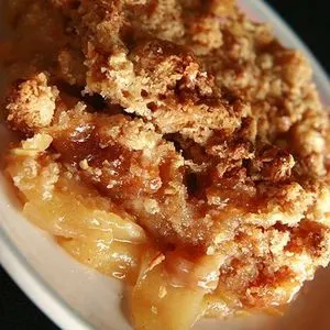 Vegan Vegetarian Gluten Free Brandied Apple Crisp — American recipe