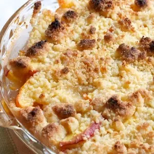 Vegetarian Dairy-Free Dairy-Free Peach Crisp recipes — American recipe