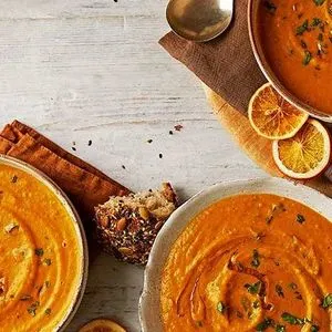 Vegetarian Gluten-Free Slow-cooker pumpkin soup — British recipe