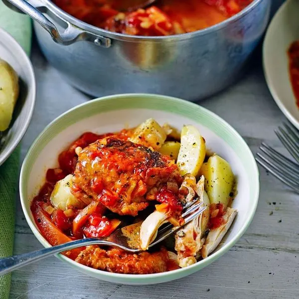 Gluten-Free Dairy-Free Mediterranean chicken with potatoes — Mediterranean recipe