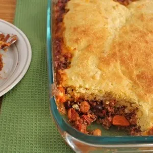 Gluten-Free Nut-Free Gluten-Free Chili Cornbread Bake Recipe — American recipe
