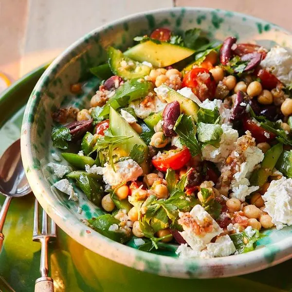 Vegetarian Gluten-Free Mediterranean salad — Mediterranean recipe