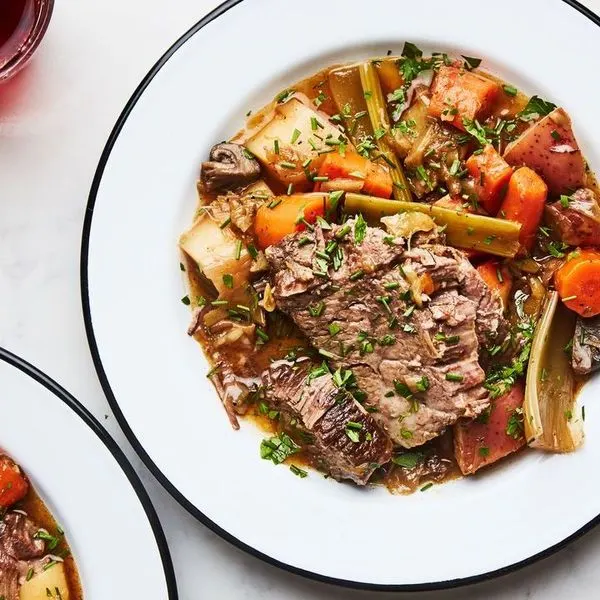 Nut-Free Shellfish-Free Slow Cooker Pot Roast — French recipe