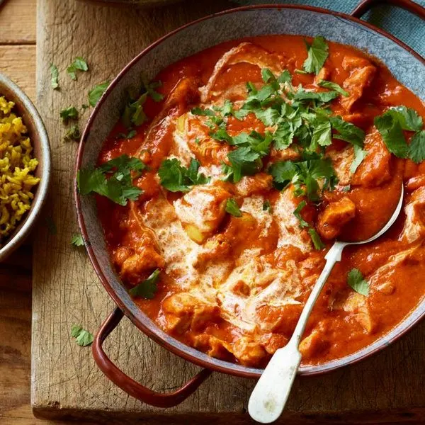 Nut-Free Shellfish-Free Tinned tomato soup chicken curry — Indian recipe