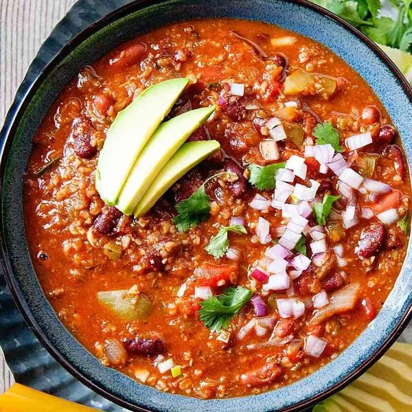 Vegan Vegetarian Easy Vegetarian Chili — American recipe
