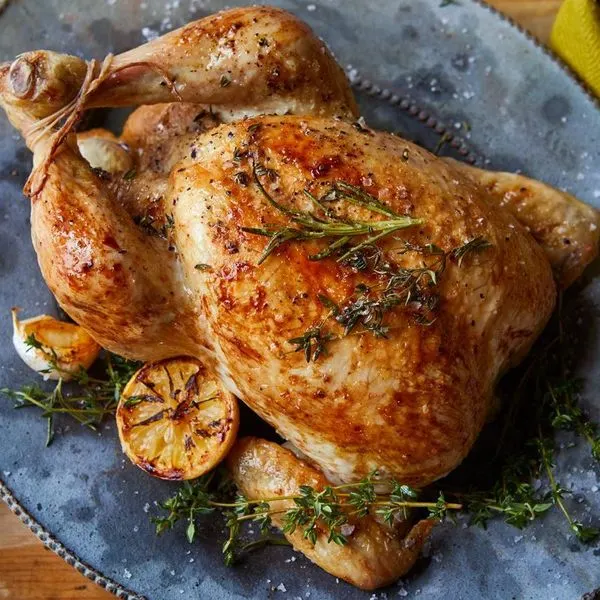 Gluten-Free Keto Air fryer roast chicken — American recipe