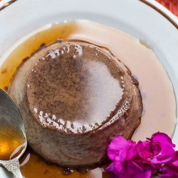Vegetarian Nut-Free Modern Mexican Chocolate Flan — Mexican recipe