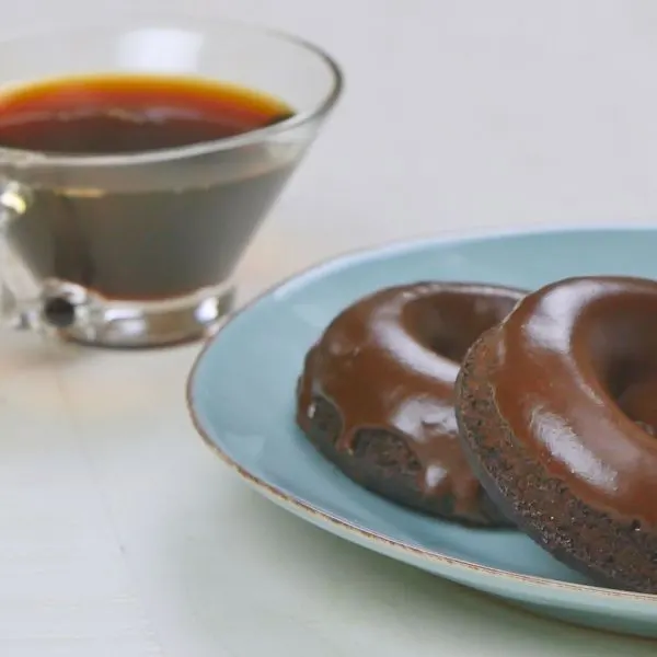 Vegetarian Nut-Free Atkins Low Carb Chocolate Cake Donuts — American recipe