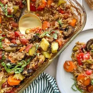 Vegan Vegetarian Italian-Style Vegetable Casserole Recipe — Italian recipe