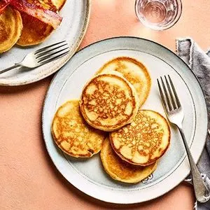 Vegetarian Gluten-Free Keto pancakes — American recipe