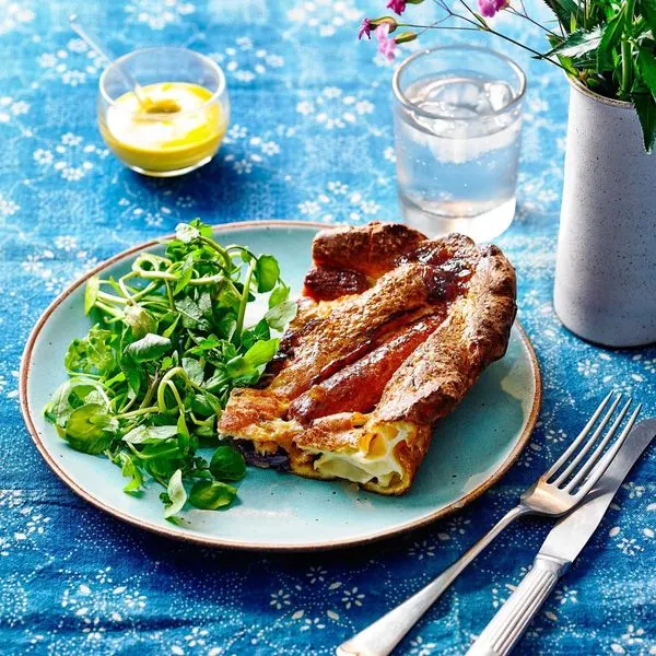 Vegetarian Nut-Free Vegetarian toad in the hole — British recipe