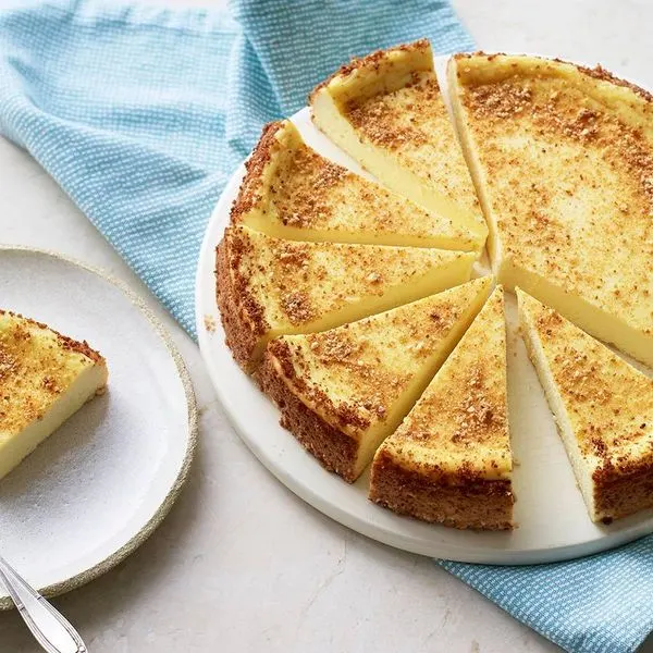 Vegetarian Nut-Free Gluten-free cheesecake — Italian recipe
