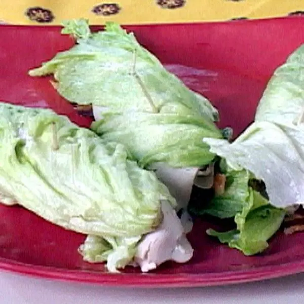Gluten-Free Keto Low Carb Turkey and Swiss BLT Roll-Ups — American recipe