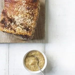 Gluten-Free Dairy-Free Roast pork with pear sauce — South east asian recipe