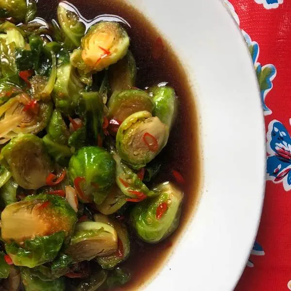 Dairy-Free Nut-Free Thai Stir-Fried Brussels Sprouts — South east asian recipe