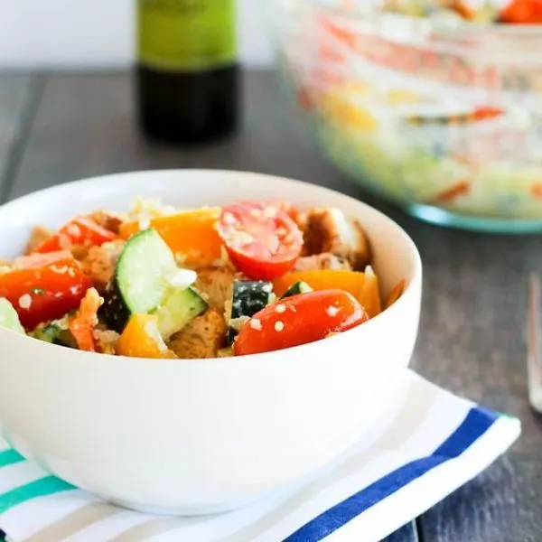 Gluten-Free Nut-Free Chop Chop Mediterranean Salad — Mediterranean recipe
