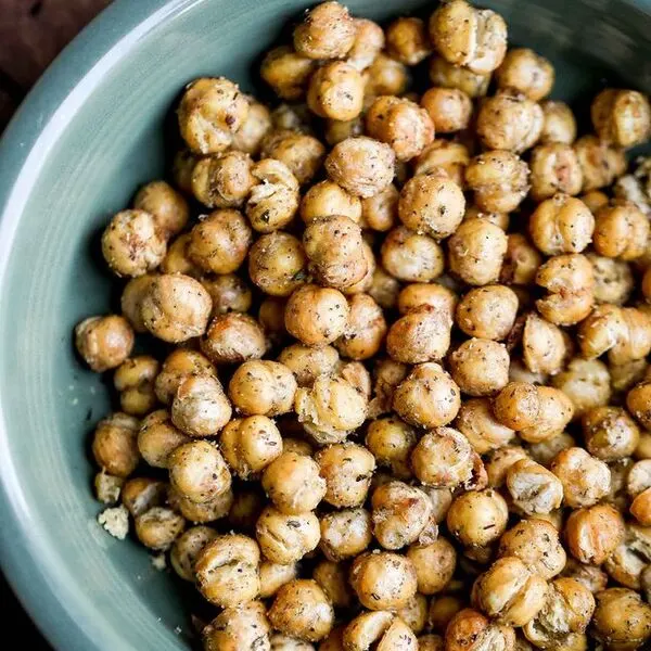 Vegan Vegetarian Crispy Air Fryer Chickpeas — Indian recipe