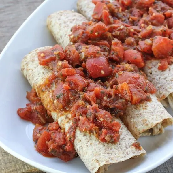 Gluten-Free Dairy-Free Sensible Chicken Enchiladas — Mexican recipe
