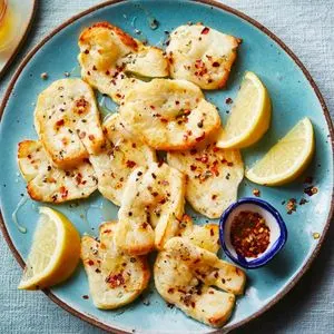 Vegetarian Gluten-Free Air fryer halloumi — Italian recipe
