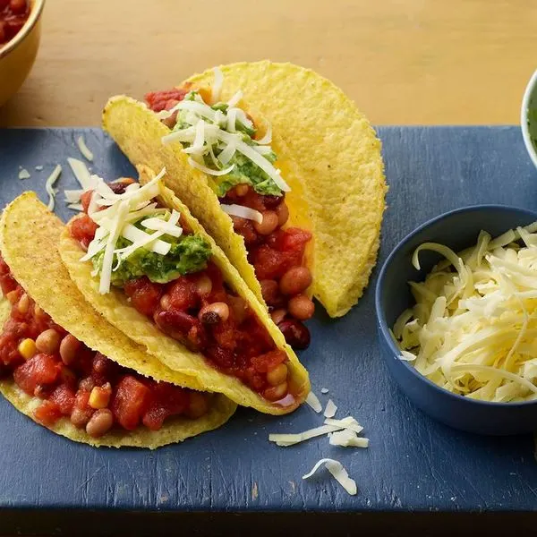 Vegetarian Nut-Free Easy vegetarian tacos — Mexican recipe