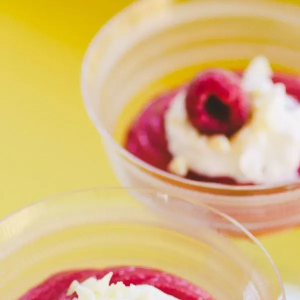 Vegetarian Gluten-Free Dairy-Free Raspberry Rose Pudding — British recipe