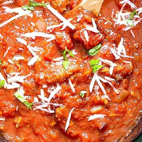 Gluten-Free Nut-Free Slow Cooker Tomato Sauce — Italian recipe
