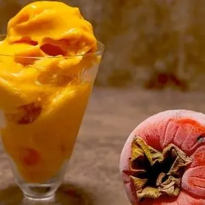Vegan Vegetarian Dairy-Free Persimmon Ice Cream — American recipe