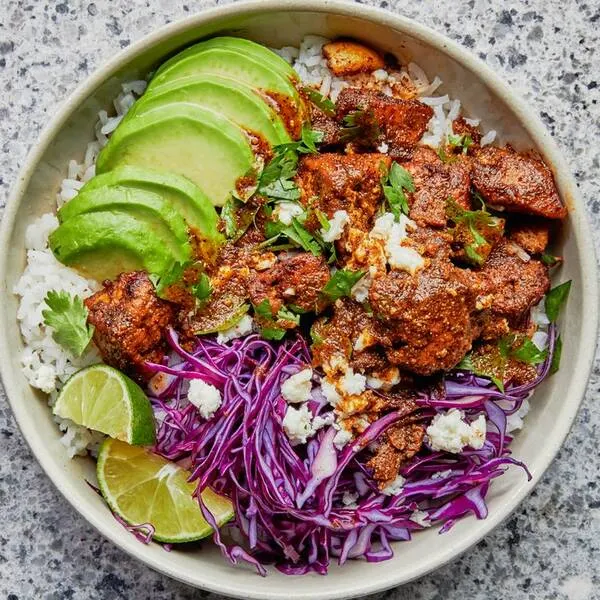 Vegetarian Gluten-Free Vegetarian Taco Bowls — Mexican recipe