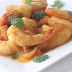 Gluten-Free Dairy-Free Indian-Spiced Shrimp — Indian recipe