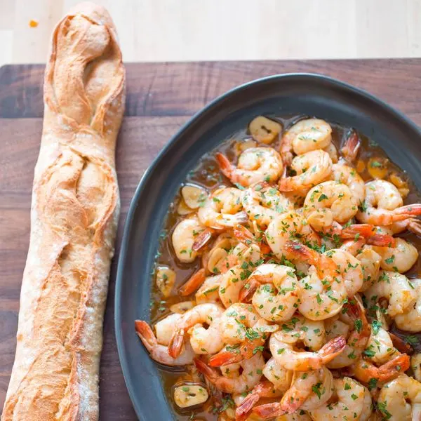 Gluten-Free Dairy-Free Slow-Cooker Garlicky Shrimp — American recipe
