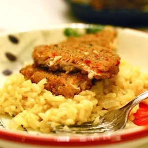Gluten-Free Nut-Free Mediterranean Salmon Risotto recipes — Mediterranean recipe