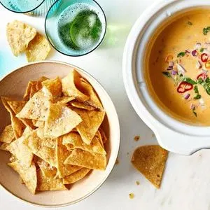 Vegetarian Gluten-Free Slow-Cooker Queso — Mexican recipe