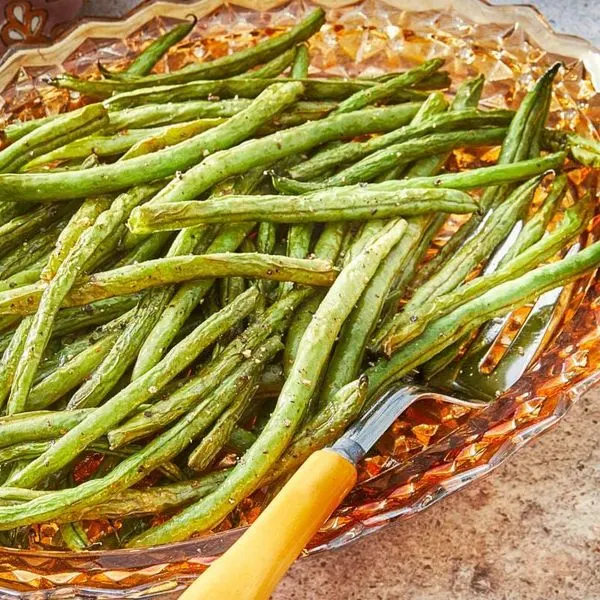 Vegan Vegetarian Air Fryer Green Beans — Mediterranean recipe