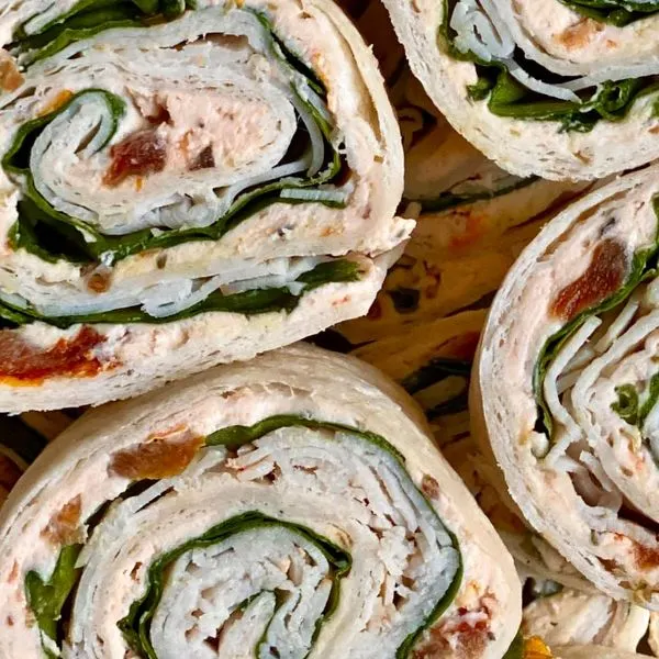 Nut-Free Shellfish-Free Mediterranean-Inspired Turkey Pinwheels — Mediterranean recipe