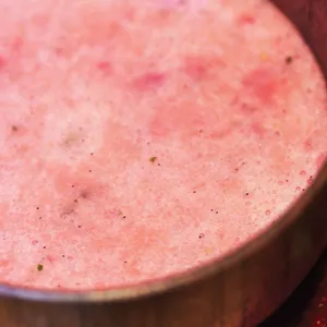 Vegan Vegetarian Paleo Effect Chilled Strawberry Soup (Gluten, Grain, & Dairy Free, Vegan) — American recipe