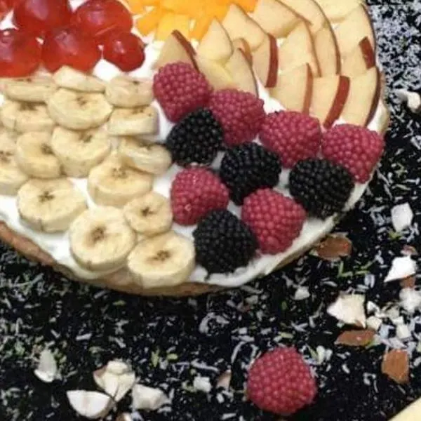 Vegetarian Nut-Free Mango cheese dessert — American recipe