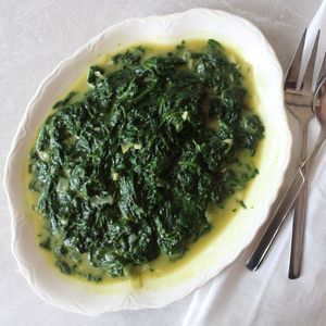 Vegan Vegetarian Dairy Free Creamed Spinach — French recipe