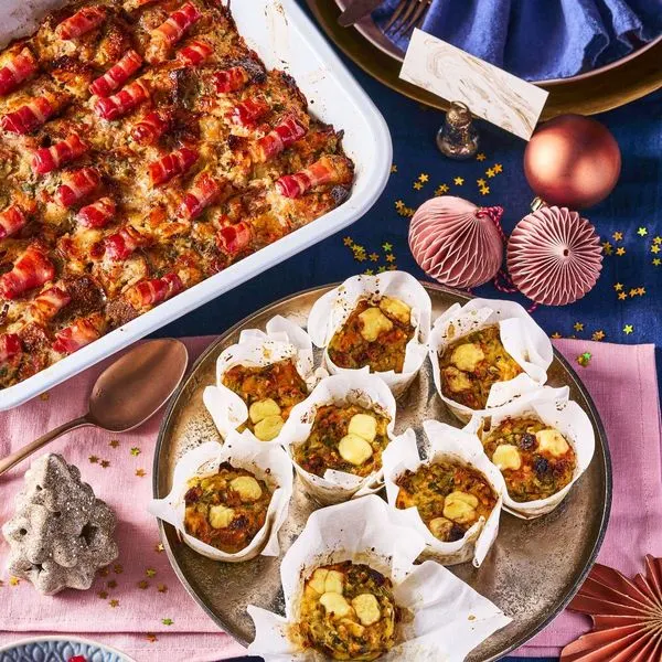 Vegetarian Nut-Free Vegetarian stuffing muffins — American recipe
