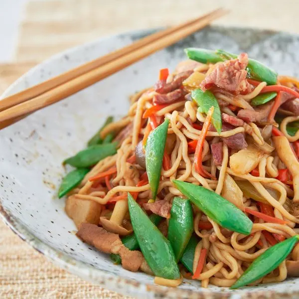 Dairy-Free Nut-Free Shirataki Yakisoba (gluten-free) — Asian recipe
