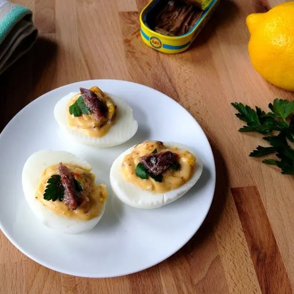 Gluten-Free Dairy-Free Briny Mediterranean Deviled Eggs — Mediterranean recipe