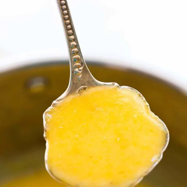 Vegetarian Gluten-Free Orange Butter Sauce (Beurre Blanc) for Seafood — French recipe