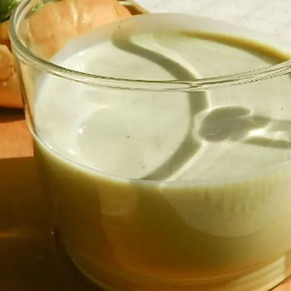 Gluten-Free Dairy-Free Creamy Soy Milk Soup with Spring Broccoli — Japanese recipe
