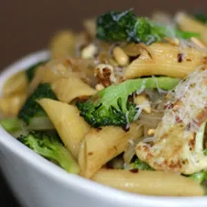 Vegetarian Nut-Free Sicilian Broccoli and Cauliflower Pasta recipes — Italian recipe