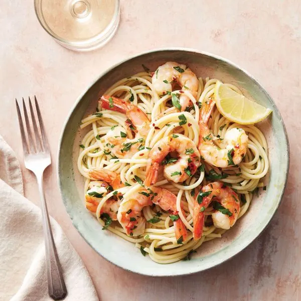 Gluten-Free Keto Air-Fryer Shrimp Scampi — Mediterranean recipe