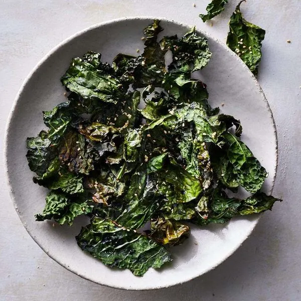 Vegan Vegetarian Air-Fryer Kale Chips — American recipe