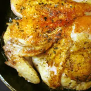 Gluten-Free Dairy-Free Dinner Tonight: Brick Chicken Recipe — American recipe