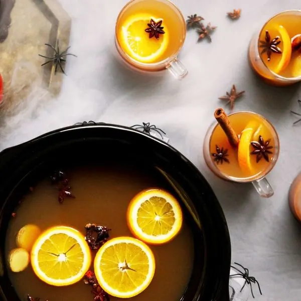 Vegan Vegetarian Slow Cooker Spiked Mulled Cider — World recipe